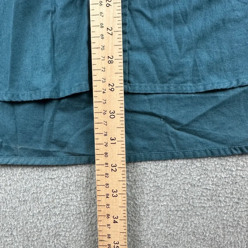 Banana Republic Button Down Shirt Mens M Classic Teal Long Sleeve Cotton